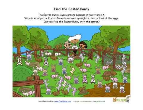 find the rabbit picture